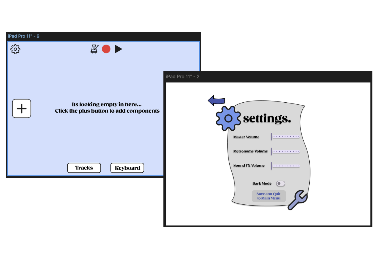 App — additional pages